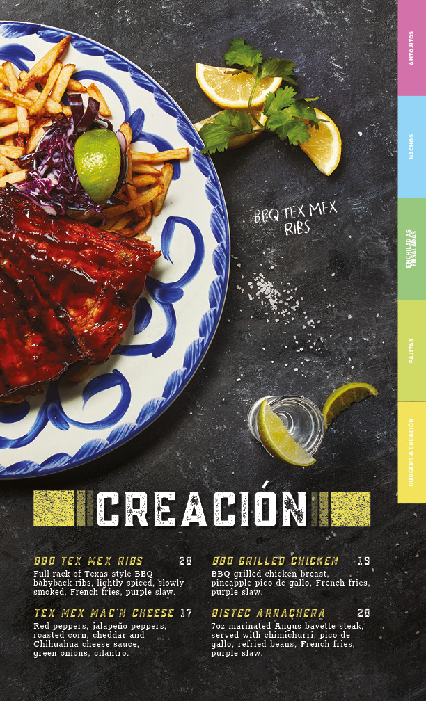 creacion menu